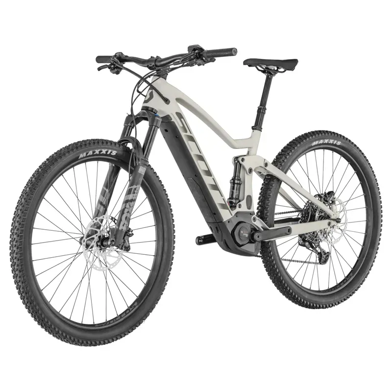 2022 Scott Strike eRIDE 910 Electric Bike in White-1