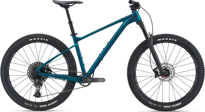 Blue giant mountain shop bike