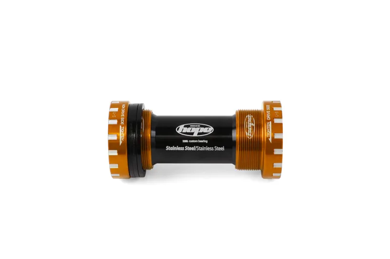 Hope Stainless Steel 68/73mm Bottom Bracket in Orange