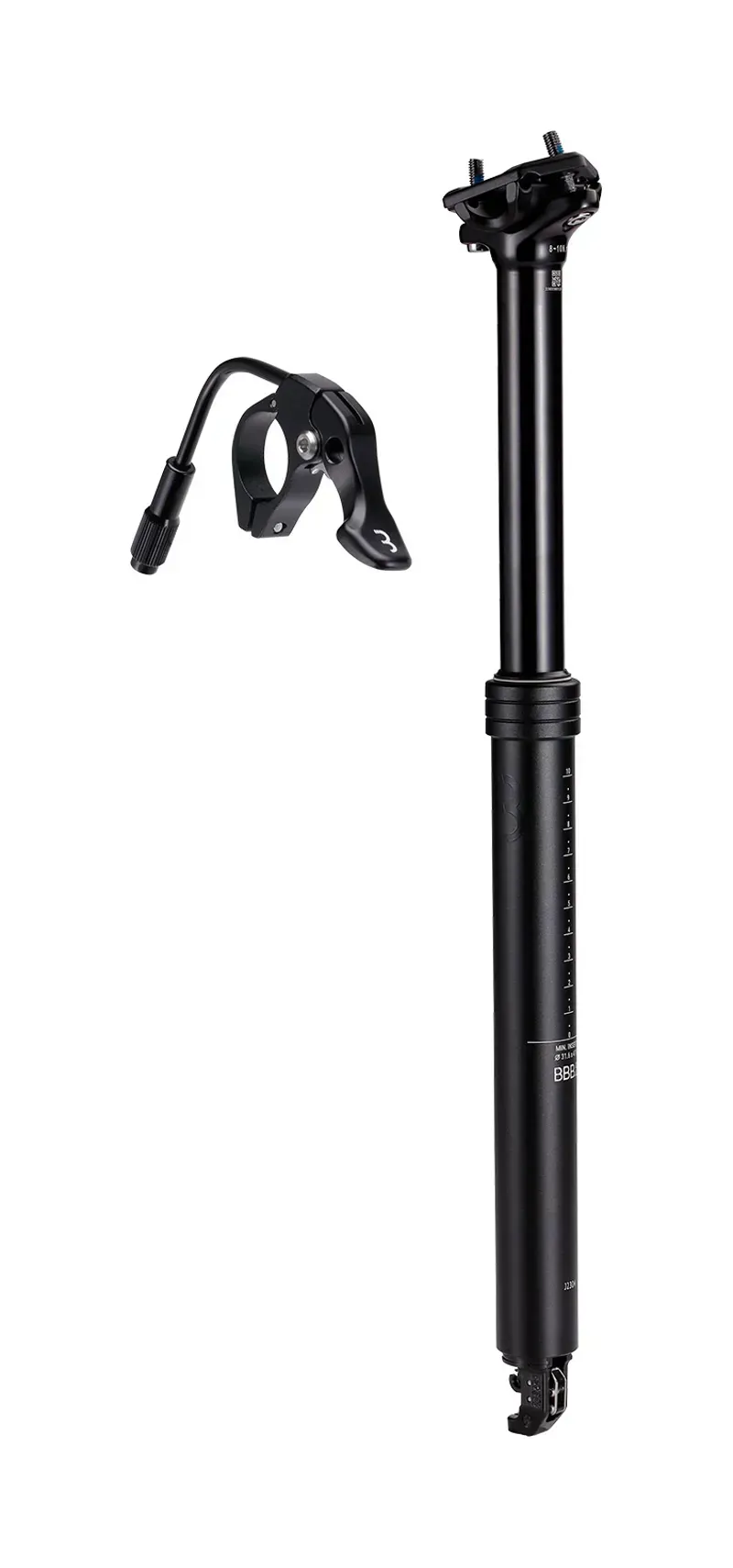 BBB BSP-51 LiftPost Dropper Post Seat Post w/Remote in Black-1