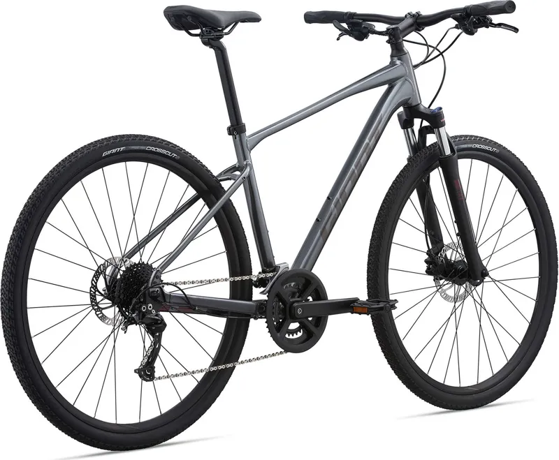2021 Giant Roam 2 Disc Hybrid Bike in Grey-7