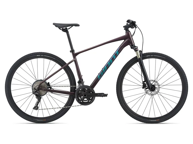 2021 Giant Roam 0 Disc Hybrid Bike in Red