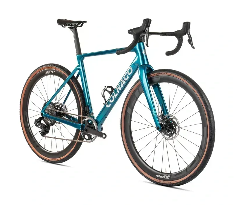Colnago G4-X Carbon Gravel Complete Bike Shimano 825 2x12 in Blue-1
