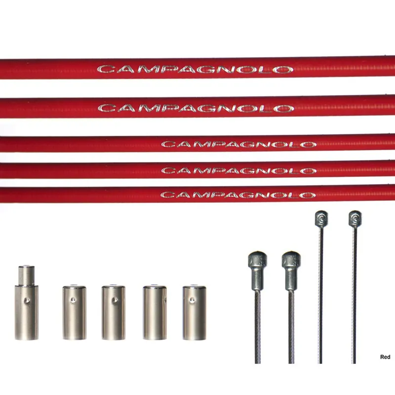 Campagnolo Ergopower Replacement Cable Set in Red