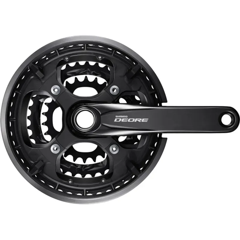 C/SET T6010 10s 48/36/26 BK 175 W/ CG Black 48 / 36 / 26 teeth 175 mm