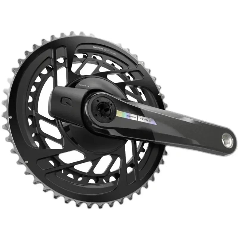 SRAM Force AXS E1 DUB 35-tooth Crankset w/ Power Meter Spider in Black-3