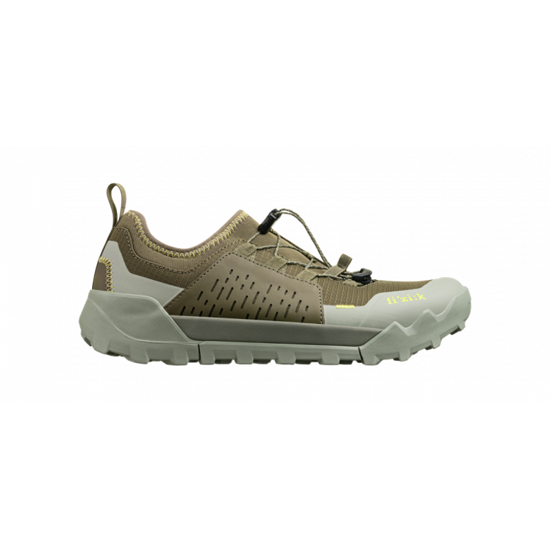 Fizik Ergolace 2 Clip In Gravel Shoes in Green/Caramel