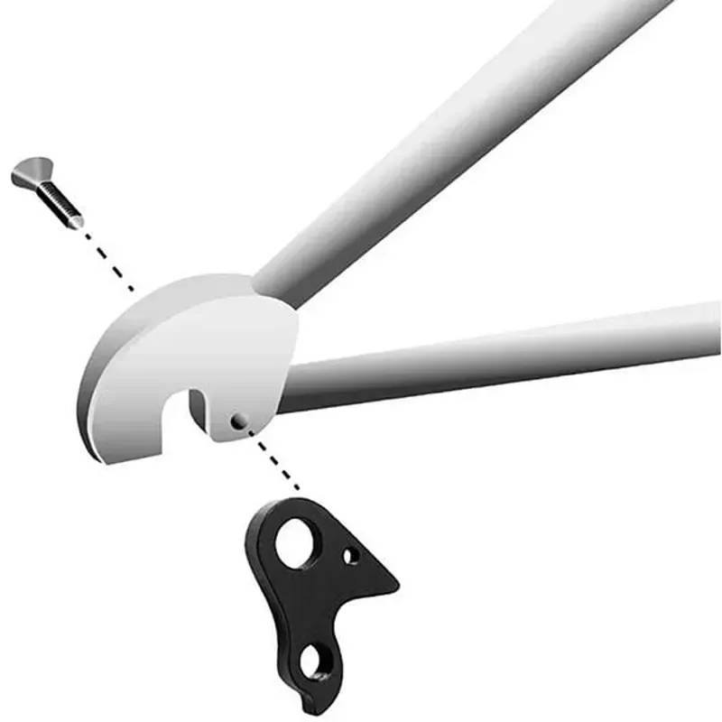 M Part Gear Hanger Haibike In Black Alloy-2