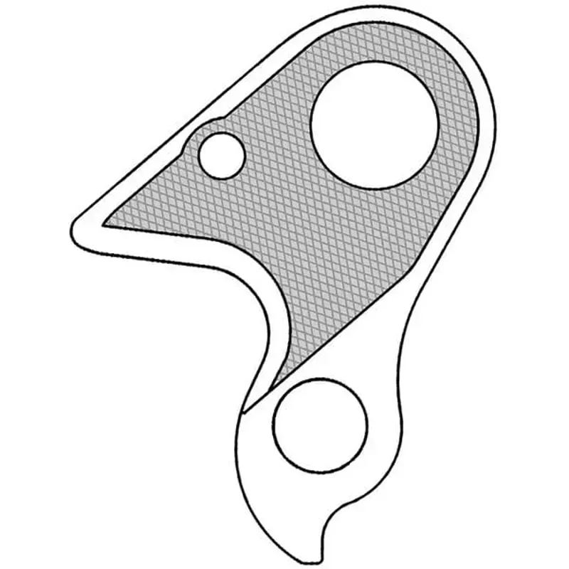 M Part Gear Hanger Haibike In Black Alloy-3