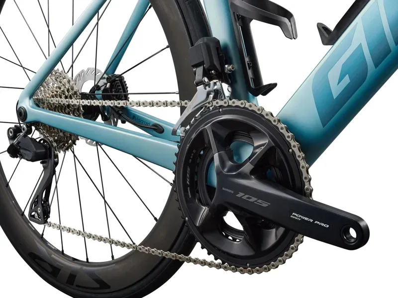 Giant Propel Advanced Pro 1-Di2 Road Racing Bike in Cryo Silver-2