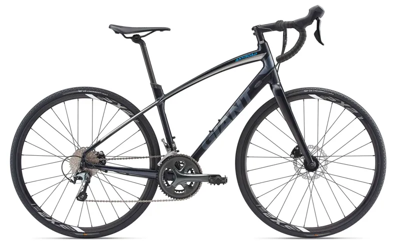 2018 Giant AnyRoad 1 GE Road Bike in Dark Blue