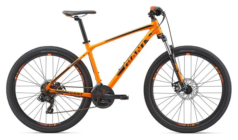 2019 Giant ATX 2 26 Mens Hardtail Mountain Bike in Orange