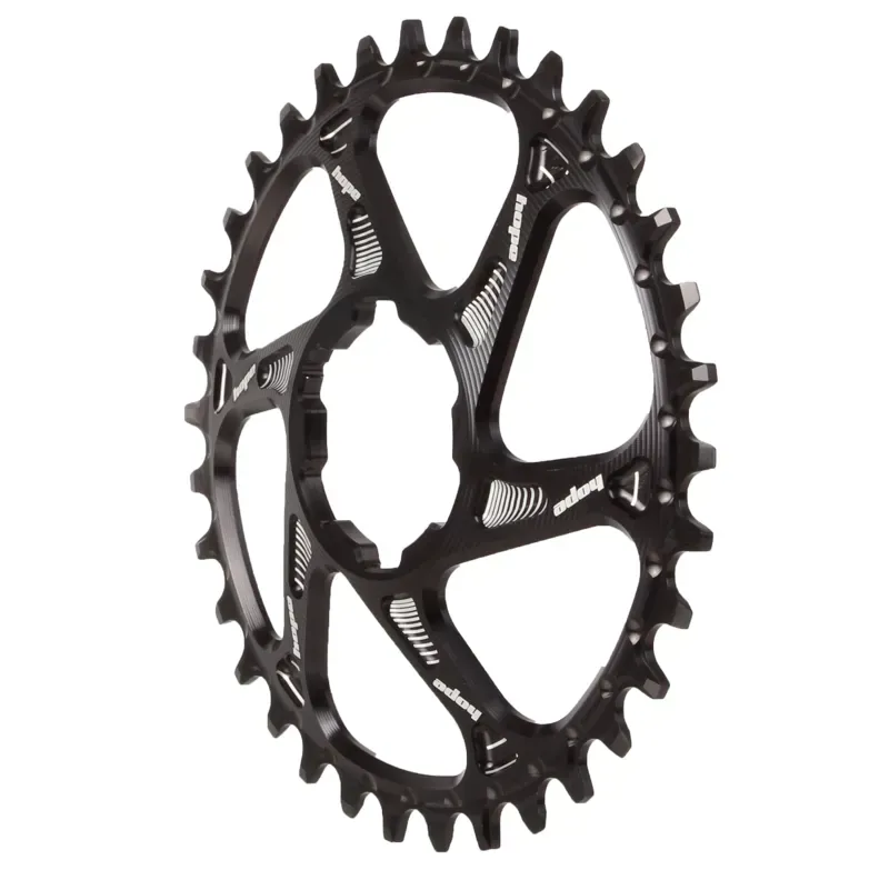 Hope R22 Spiderless 32-tooth Retainer Ring in Black