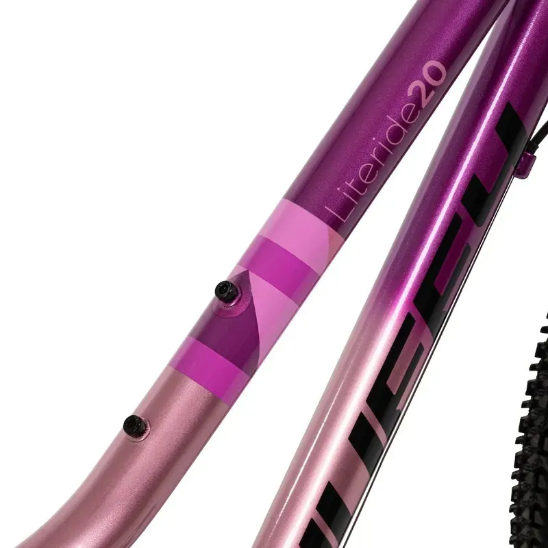 Huffy Literide 7-speed Junior Bike in Neon Nebular Pink/Grey-10