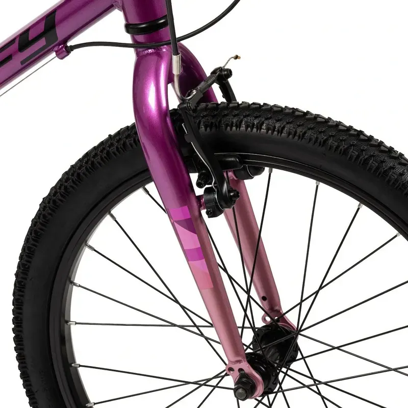 Huffy Literide 7-speed Junior Bike in Neon Nebular Pink/Grey-11