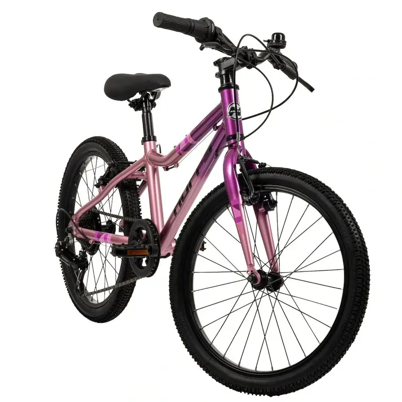 Huffy Literide 7-speed Junior Bike in Neon Nebular Pink/Grey-4