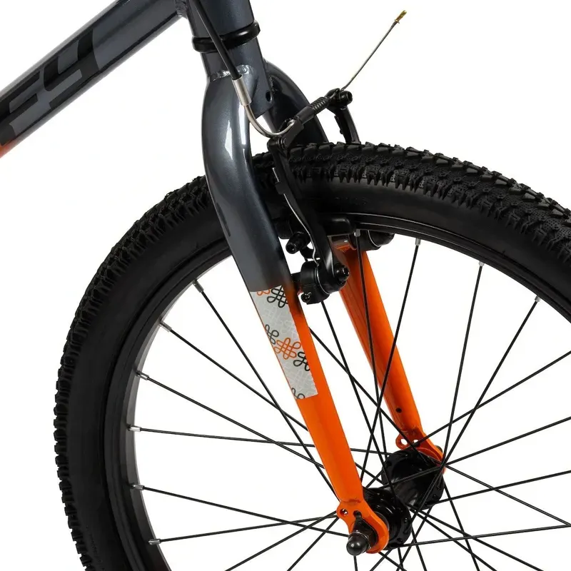 Huffy Literide SS 20-inch Kids' Bike in Tangerine Orange/Pebble Grey-11