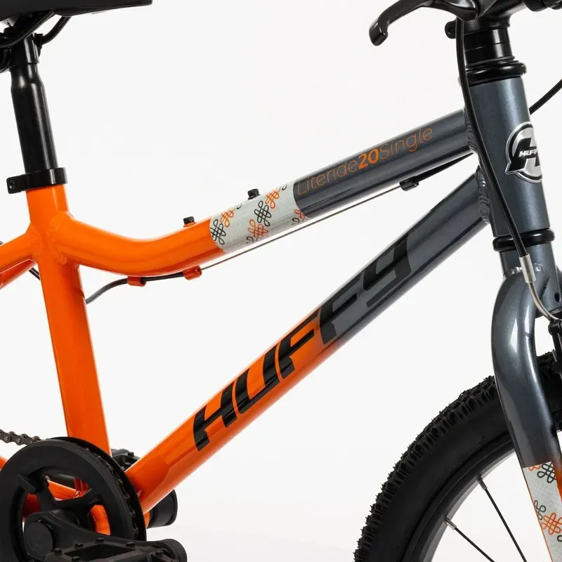 Huffy Literide SS 20-inch Kids' Bike in Tangerine Orange/Pebble Grey-7