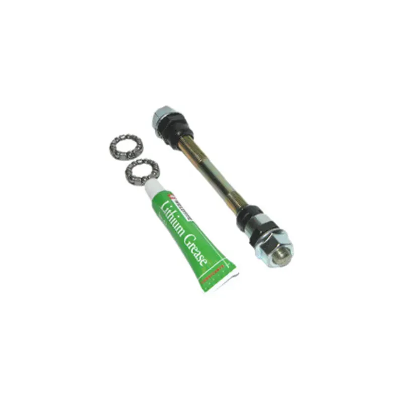 Weldtite 9.5x175mm Rear Axle with Bearings and Grease