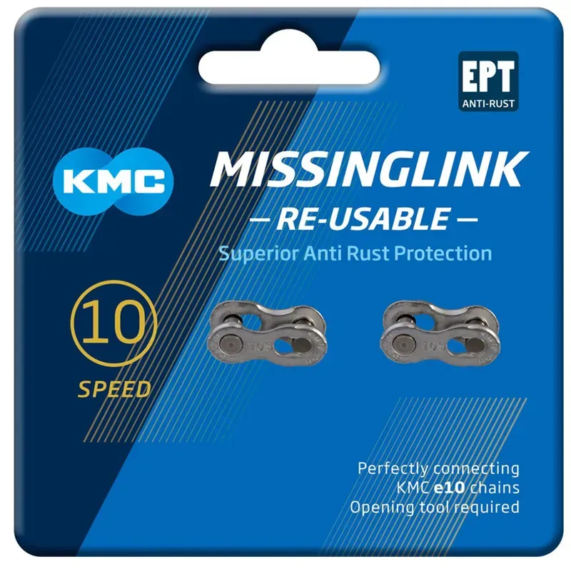 KMC X10 10-Speed Chain Link in Silver