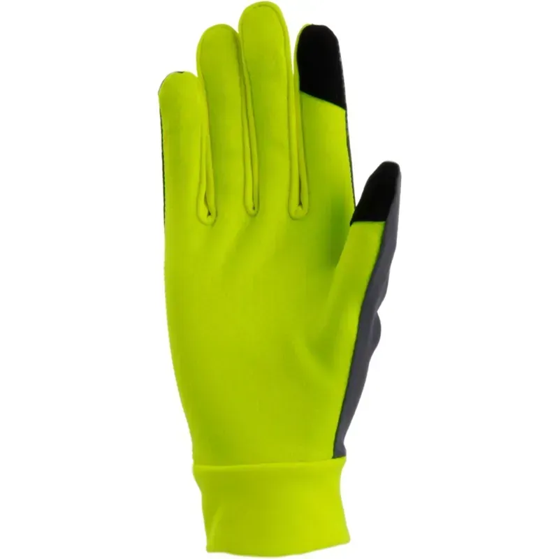 Madison Freewheel Stellar-Tech Windproof Gloves in Hi-Viz/Grey-1