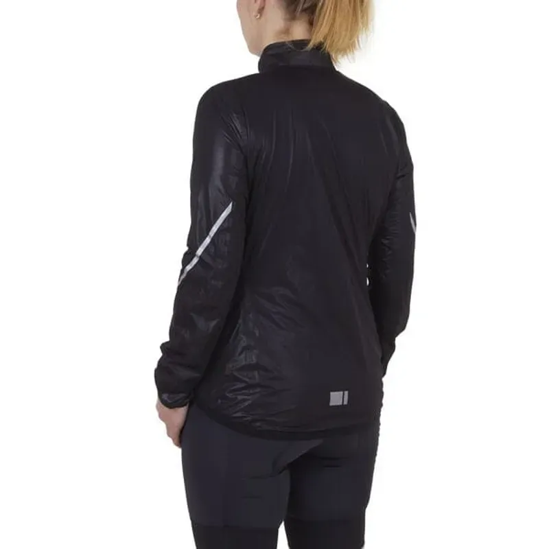 Madison Flux Women's Ultra-Packable Waterproof Jacket in Black-3