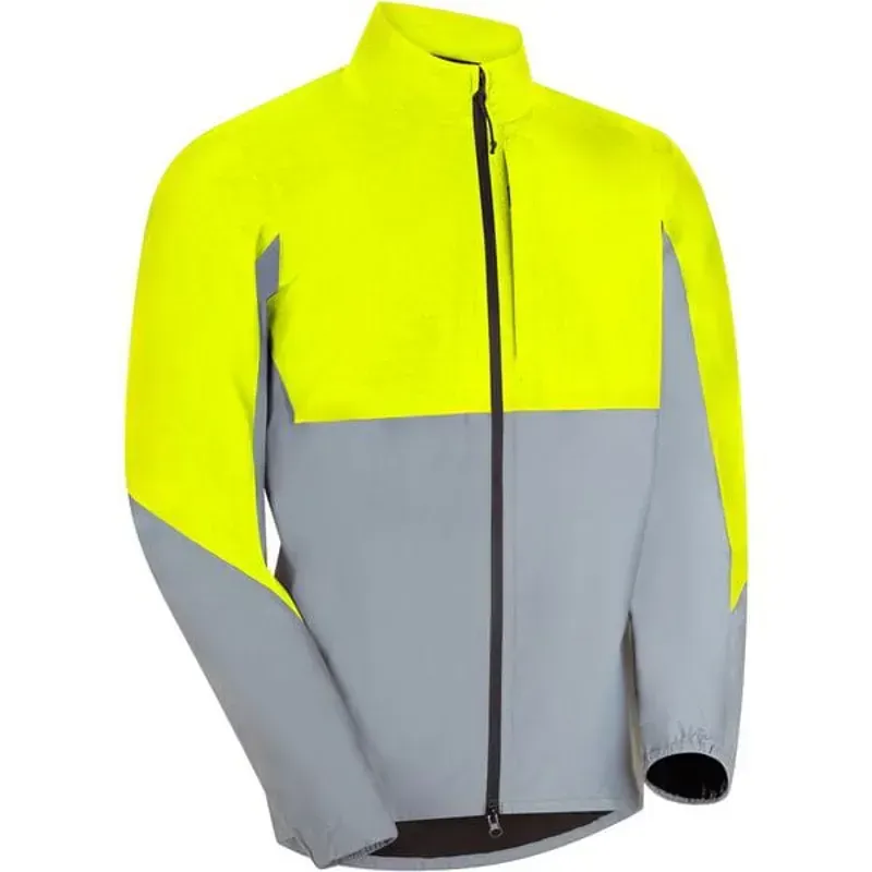 Madison Stellar Ultra Reflective Men's Waterproof Jacket In Hi-Viz Yellow/Silver-1