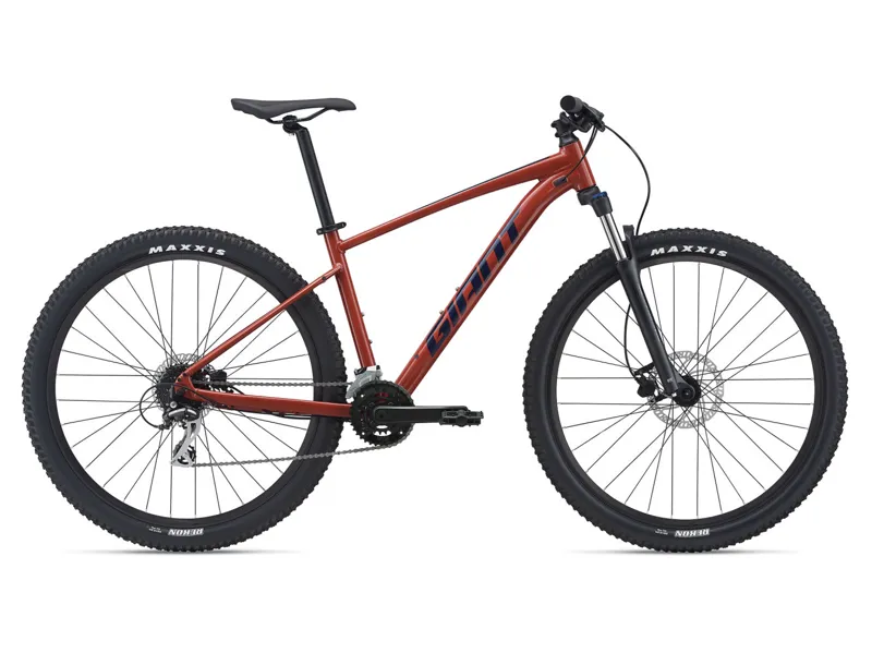 2021 Giant Talon 2 Disc Mountain Bike in Red 