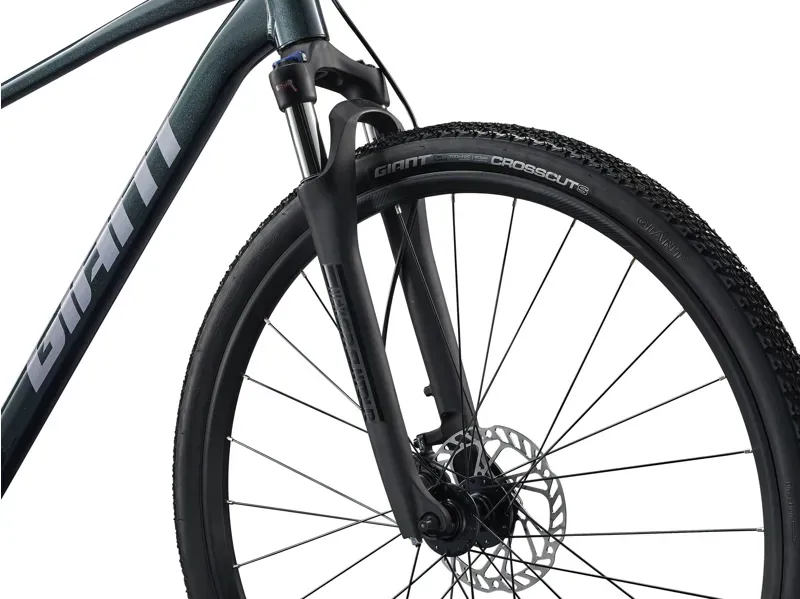 Giant Roam 2 Gravel Bike in Asphalt Green-3