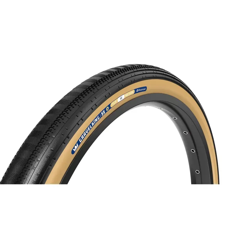 Panaracer Gravelking Semi Slick Plus Tlr Gravel Tyre In Black/Brown