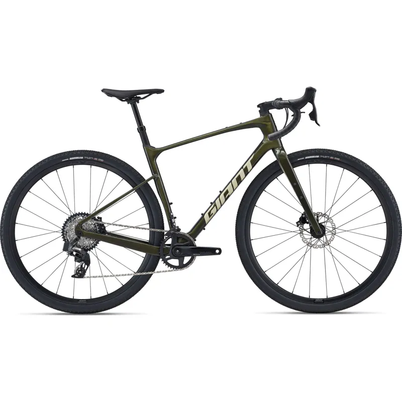 Giant Revolt Advanced 1 Gravel Bike in Phantom Green