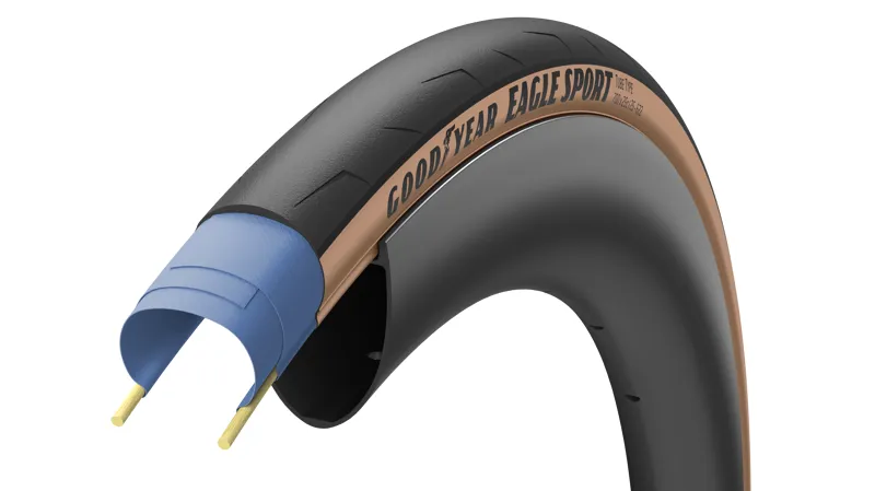 Goodyear Eagle Sport - Tube Type Road Tyre Tan 700x25
