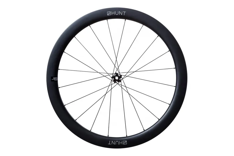 Hunt 50 Carbon Aero Disc Wheelset - Black Spokes / Shim/Sram 8/9/10/11 Speed-2