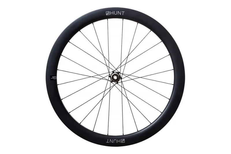 Hunt 50 Carbon Aero Disc Wheelset - Black Spokes / Shim/Sram 8/9/10/11 Speed-3
