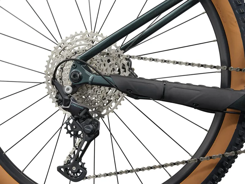 Liv Tempt 0 27.5 Mountain Bike In Gloss Asphalt Green/Solar Flare-9