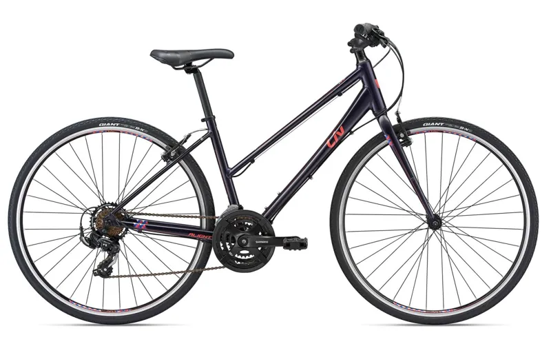 2018 Liv Alight 3 Hybrid Bike in Dark Purple