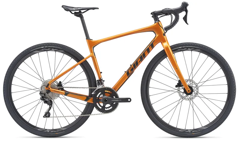 2019 Giant Revolt Advanced 2 Carbon Mens Gravel bike in Orange