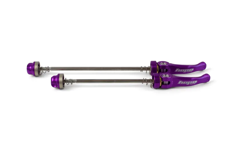 Hope Quick Release Skewer Pair in Purple