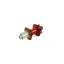 Hope Pro 4 24H 135mm - 12mm Rear Hub in Red