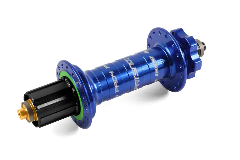 Hope Pro 4 Fatsno 32H 190mm Quick Release Rear Hub in Blue