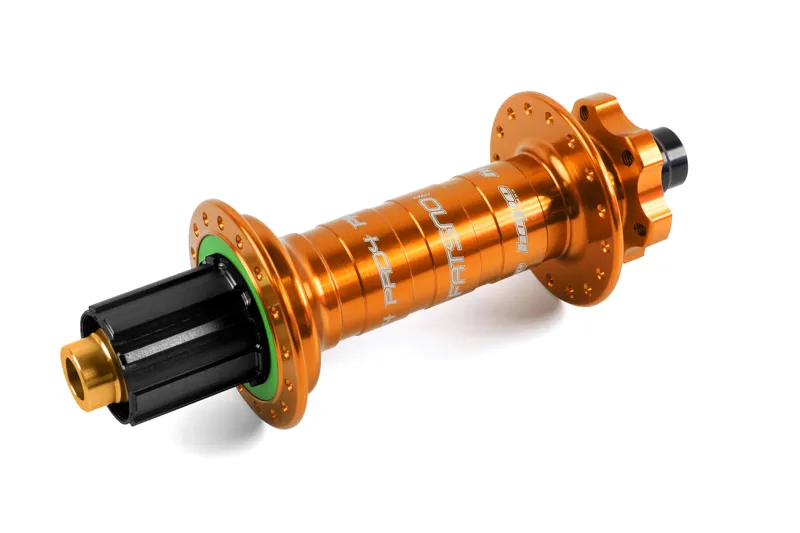 Hope Pro 4 Fatsno 32H 197mm - 12mm Rear Hub in Orange