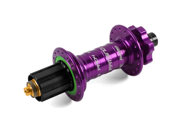 Hope Pro 4 32H 170mm Fatsno Quick Release Rear Hub in Purple