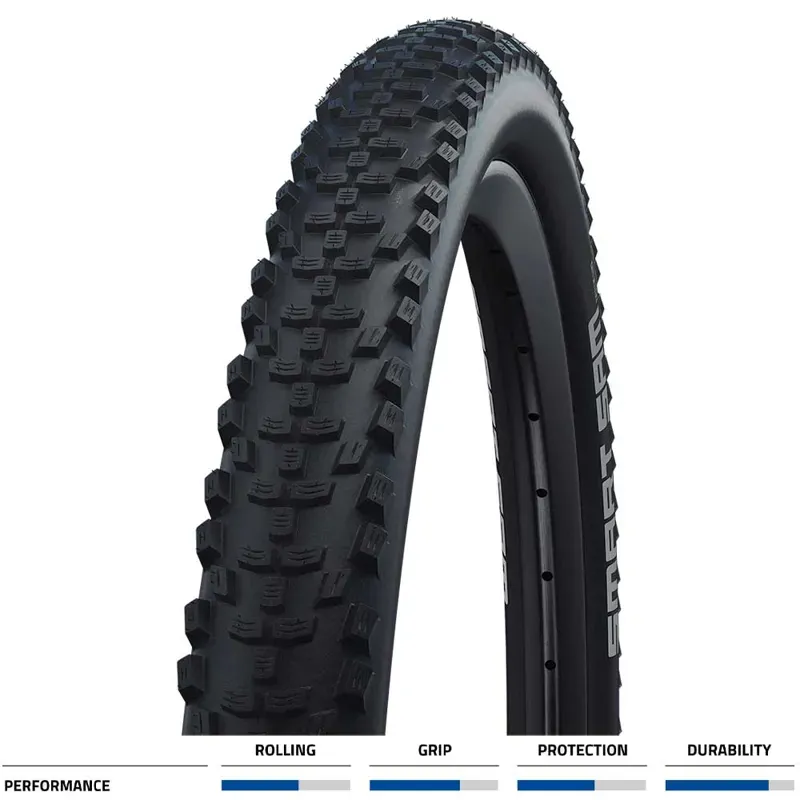 Schwalbe Addix Smart Sam 20x2.35-inch Performance Wired Tire in Black-4