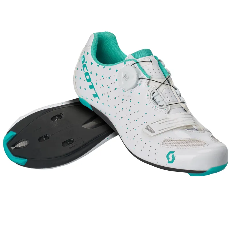 2020 Scott Road Comp Boa Lady Shoe White/Turquoise Blue