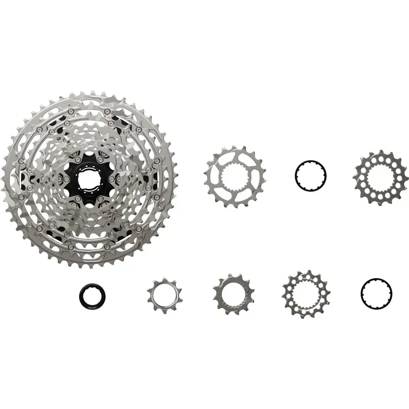 Shimano Deore CS-M6200 12-Speed Cassette 10-51T in Silver/Black-3