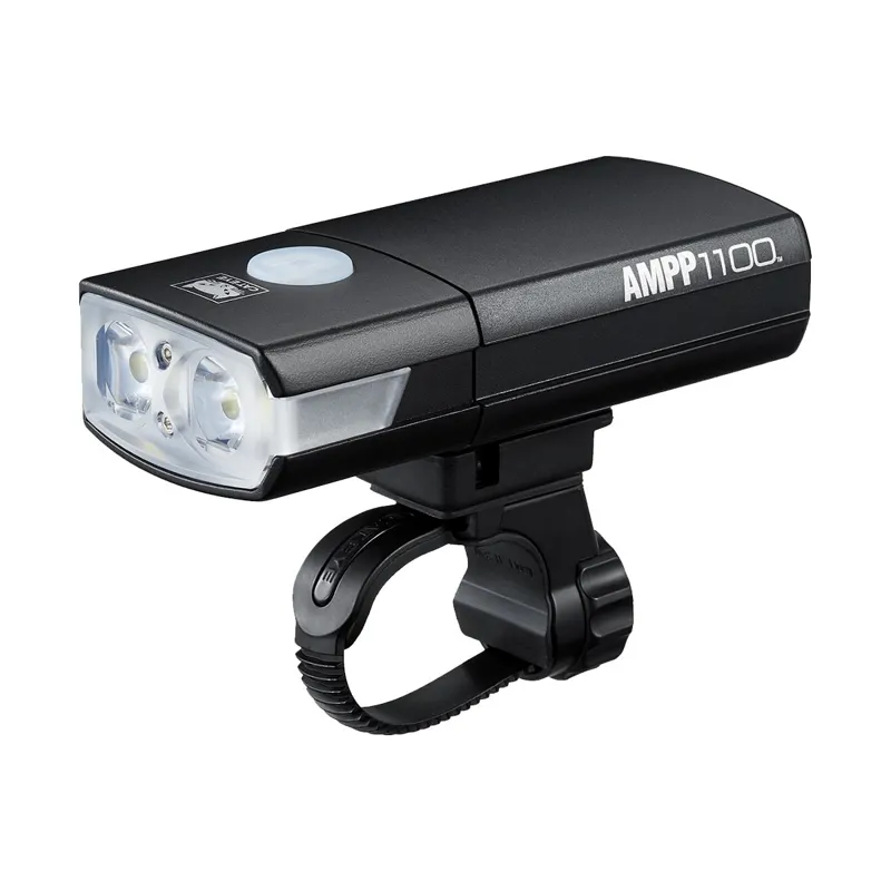 Cateye Ampp 1100 USB Rechargeable Front Light Black